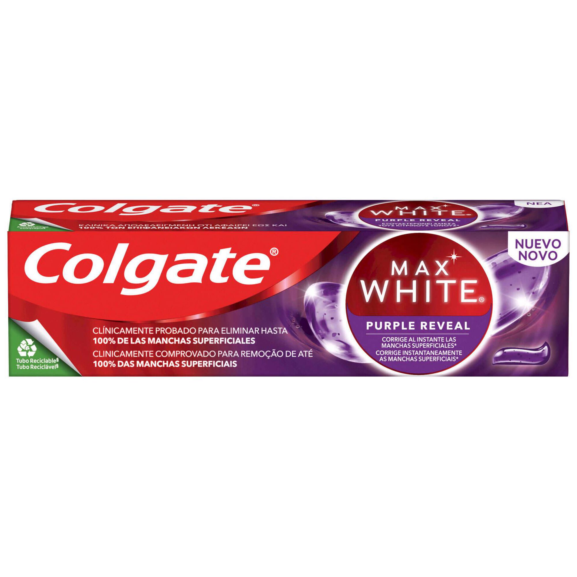 Pasta de Dentes Max White Purple