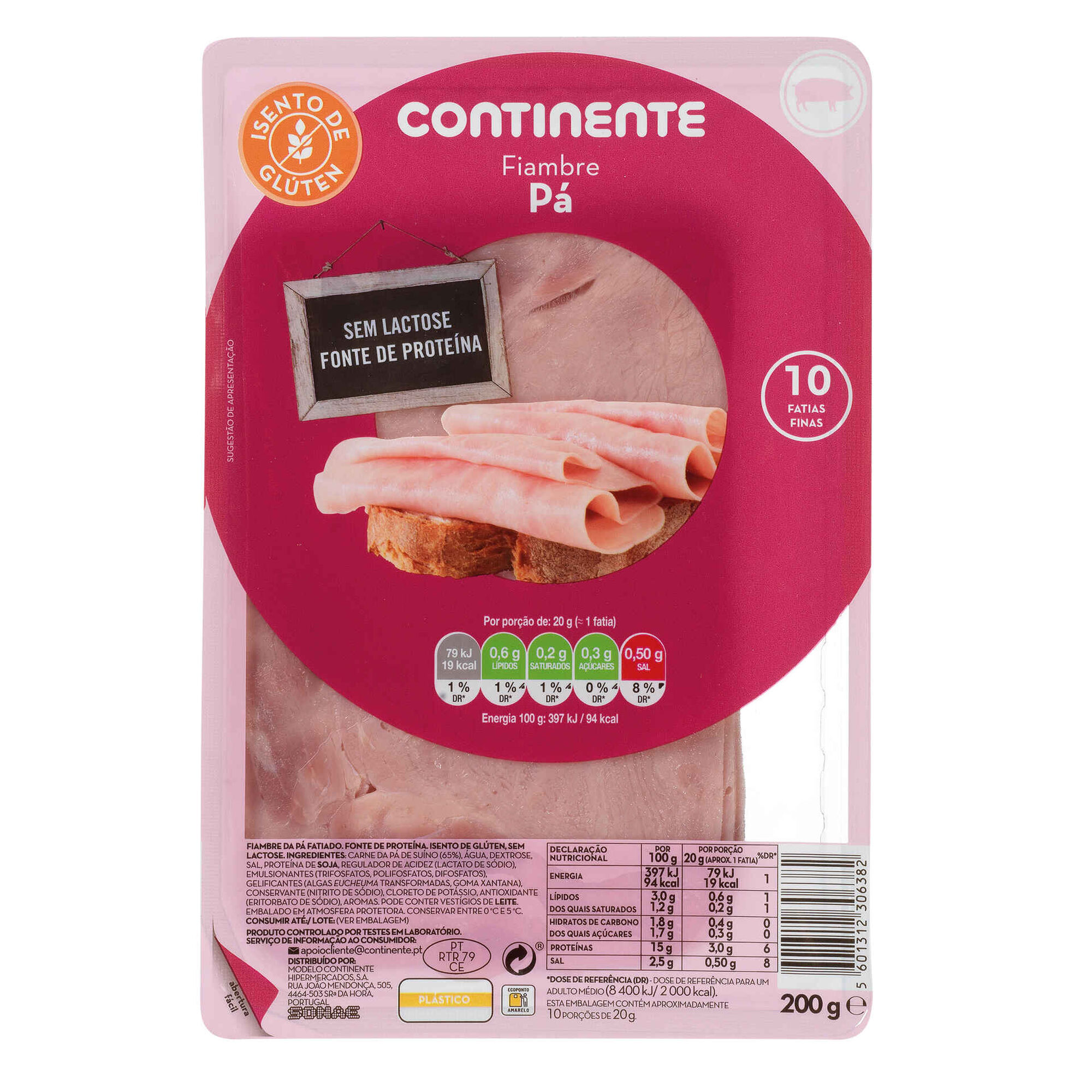 Fiambre da Pá Fatiado